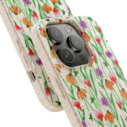 Wildflower Garden — Biodegradable & MagSafe® Phone Case