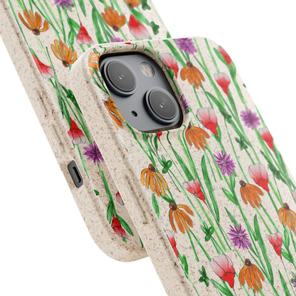 Wildflower Garden — Biodegradable Phone Case