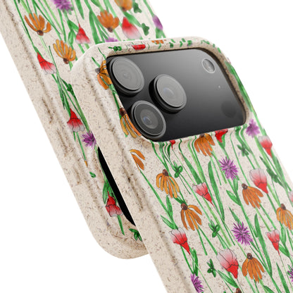 Wildflower Garden — Biodegradable & MagSafe® Phone Case