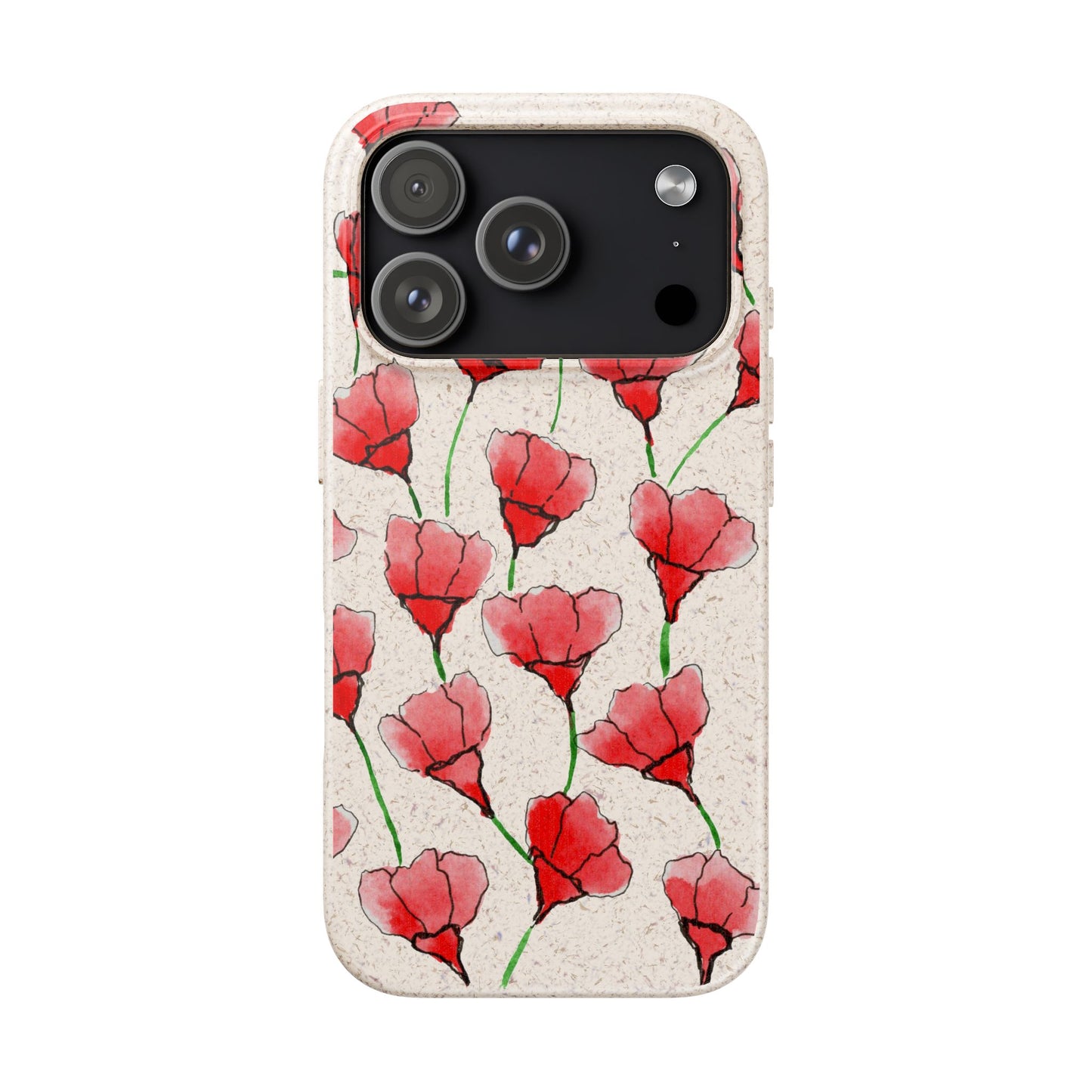biodegradable & magsafe® phone case — poppy