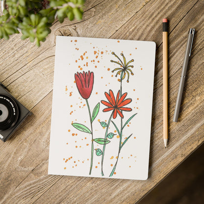 Wildflower Splatter Softcover Journal