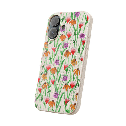 Wildflower Garden — Biodegradable Phone Case