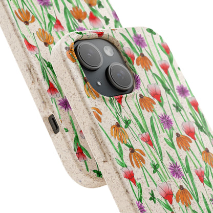 Wildflower Garden — Biodegradable & MagSafe® Phone Case