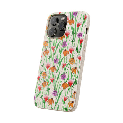 Wildflower Garden — Biodegradable Phone Case
