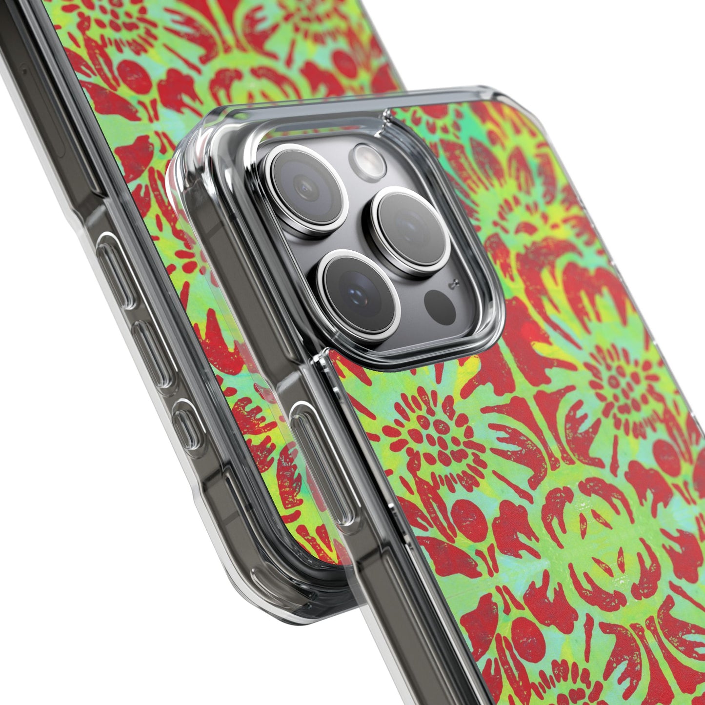 lotus bloom — magsafe® compatible clear phone case