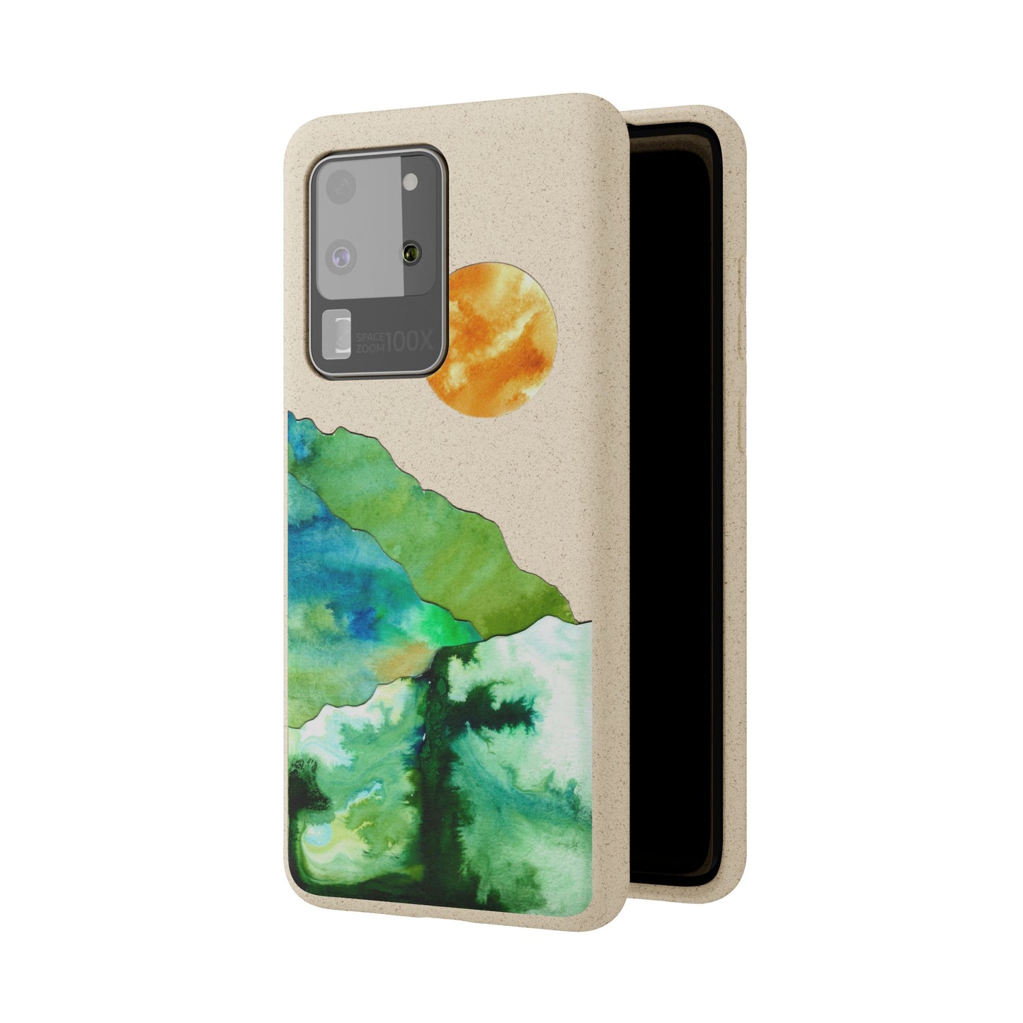 biodegradable & magsafe® phone case — mountain sunset