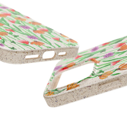 Wildflower Garden — Biodegradable Phone Case