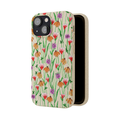 Wildflower Garden — Biodegradable & MagSafe® Phone Case