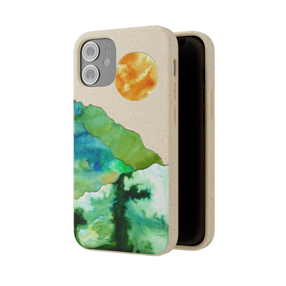 Biodegradable & MagSafe® Phone Case — Mountain Sunset