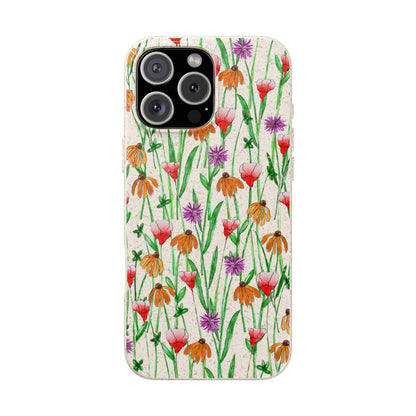 Wildflower Garden — Biodegradable Phone Case
