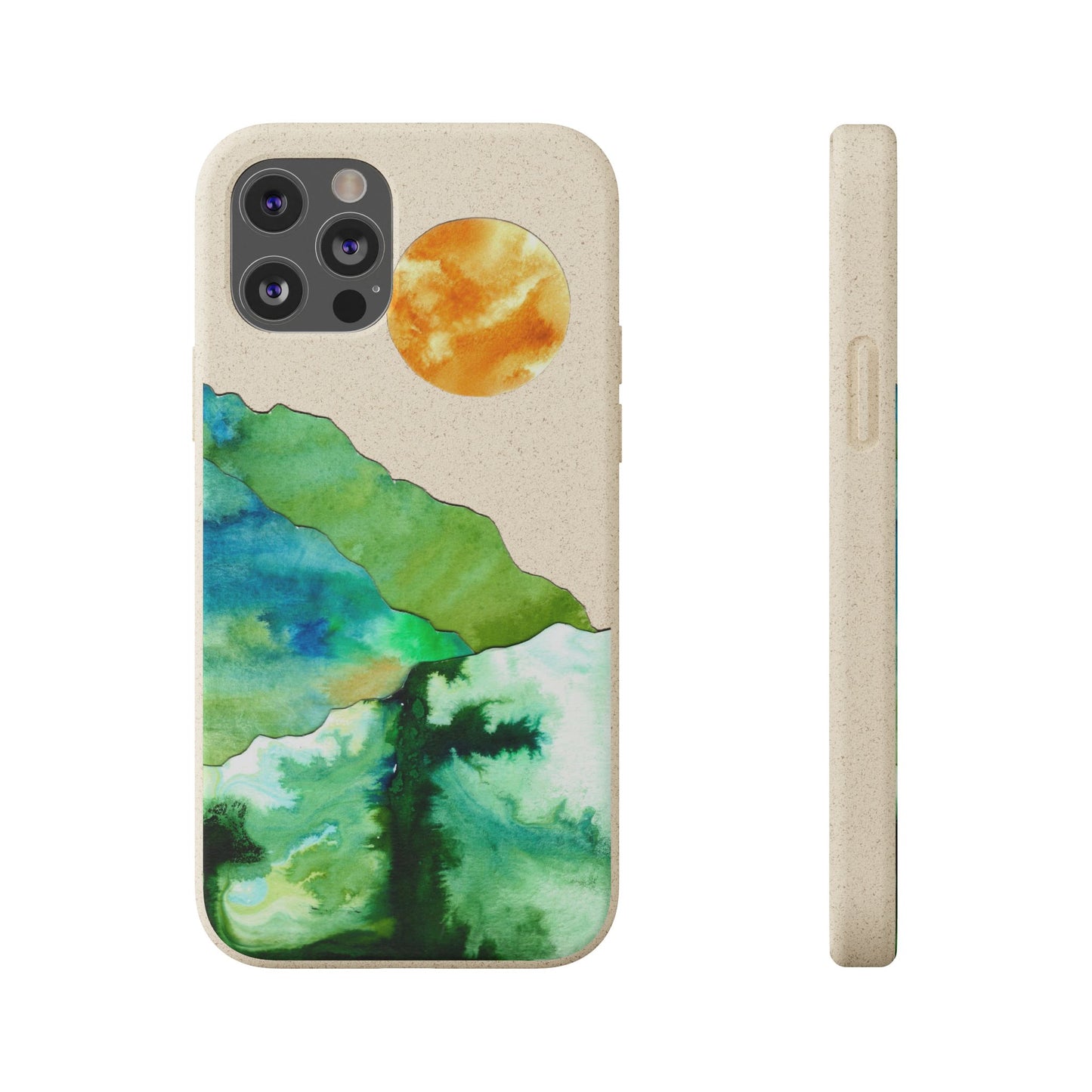 biodegradable & magsafe® phone case — mountain sunset