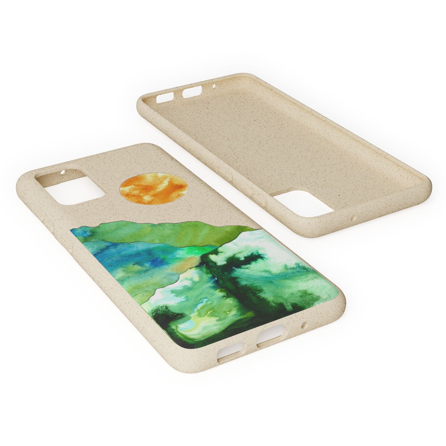 biodegradable & magsafe® phone case — mountain sunset