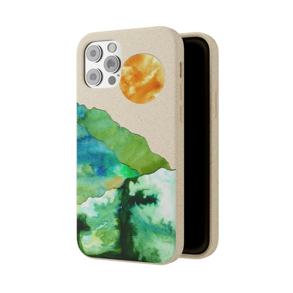 Biodegradable & MagSafe® Phone Case — Mountain Sunset