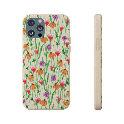 Wildflower Garden — Biodegradable Phone Case
