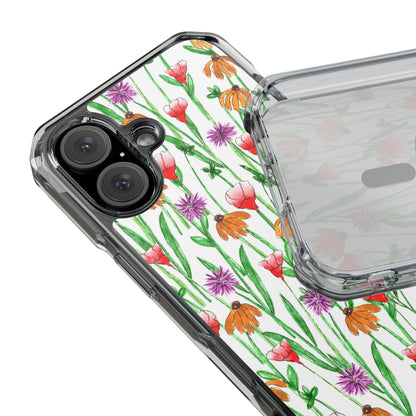 Wildflower Garden — Clear Phone Case, MagSafe® Compatible