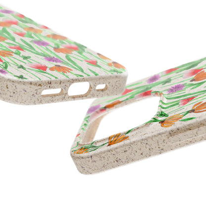 Wildflower Garden — Biodegradable Phone Case