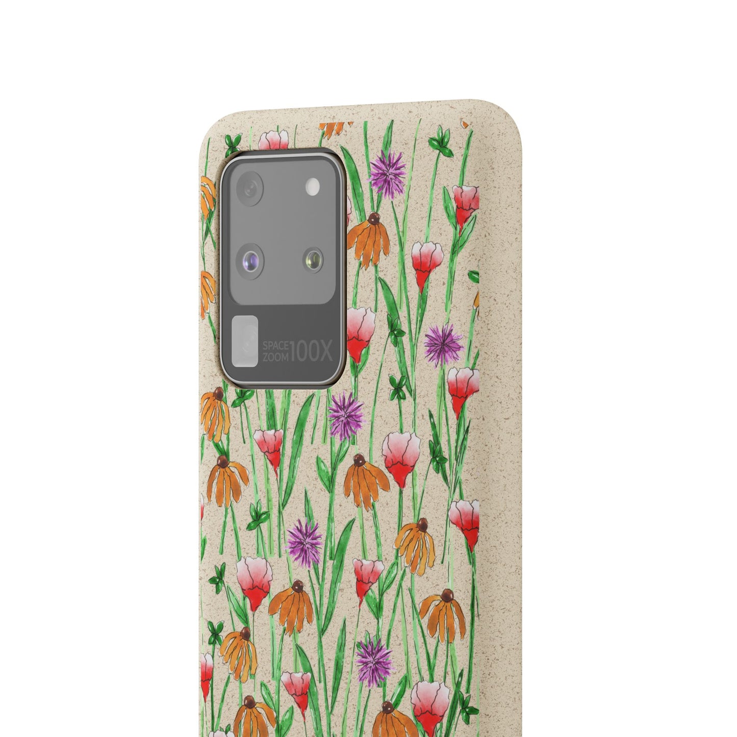 wildflower garden — biodegradable phone case