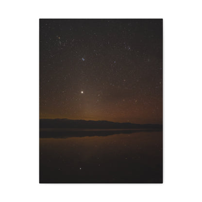 Lake Manly Nightscape Canvas Print