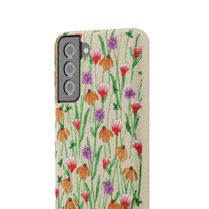 Wildflower Garden — Biodegradable Phone Case