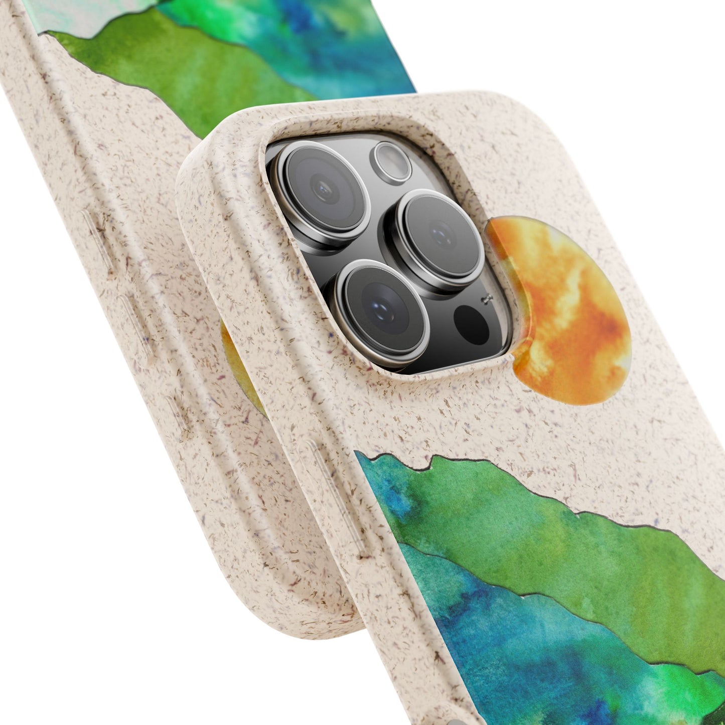 biodegradable & magsafe® phone case — mountain sunset