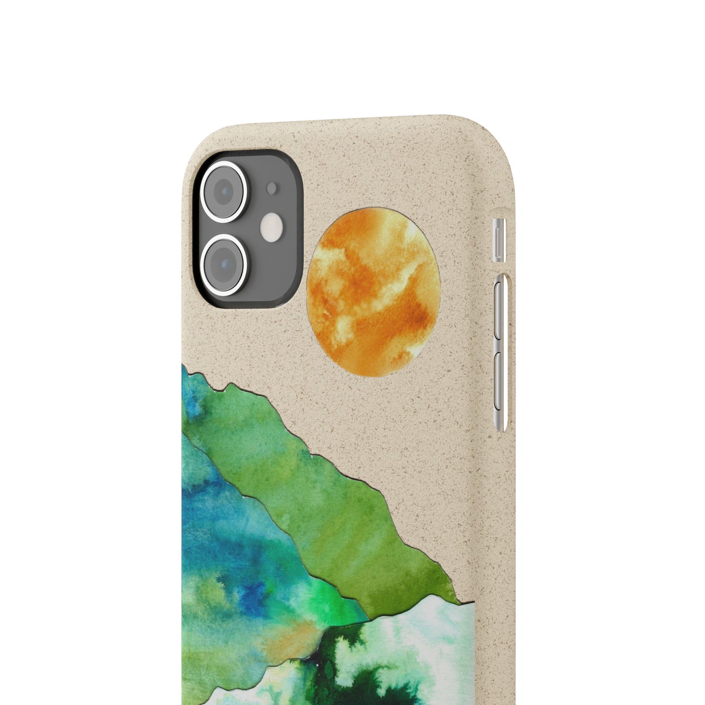 biodegradable & magsafe® phone case — mountain sunset