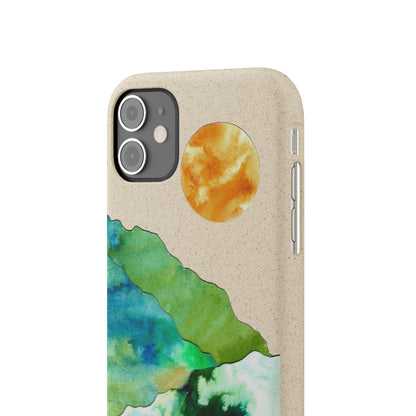 Biodegradable & MagSafe® Phone Case — Mountain Sunset