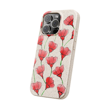 Biodegradable & MagSafe® Phone Case — Poppy