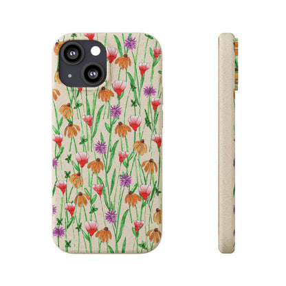 Wildflower Garden — Biodegradable & MagSafe® Phone Case