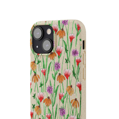 Wildflower Garden — Biodegradable Phone Case