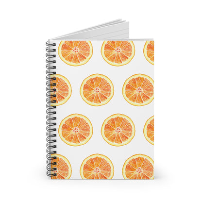 Orange Spiral Notebook