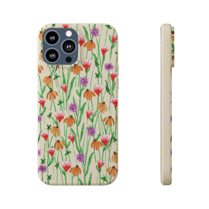 Wildflower Garden — Biodegradable & MagSafe® Phone Case