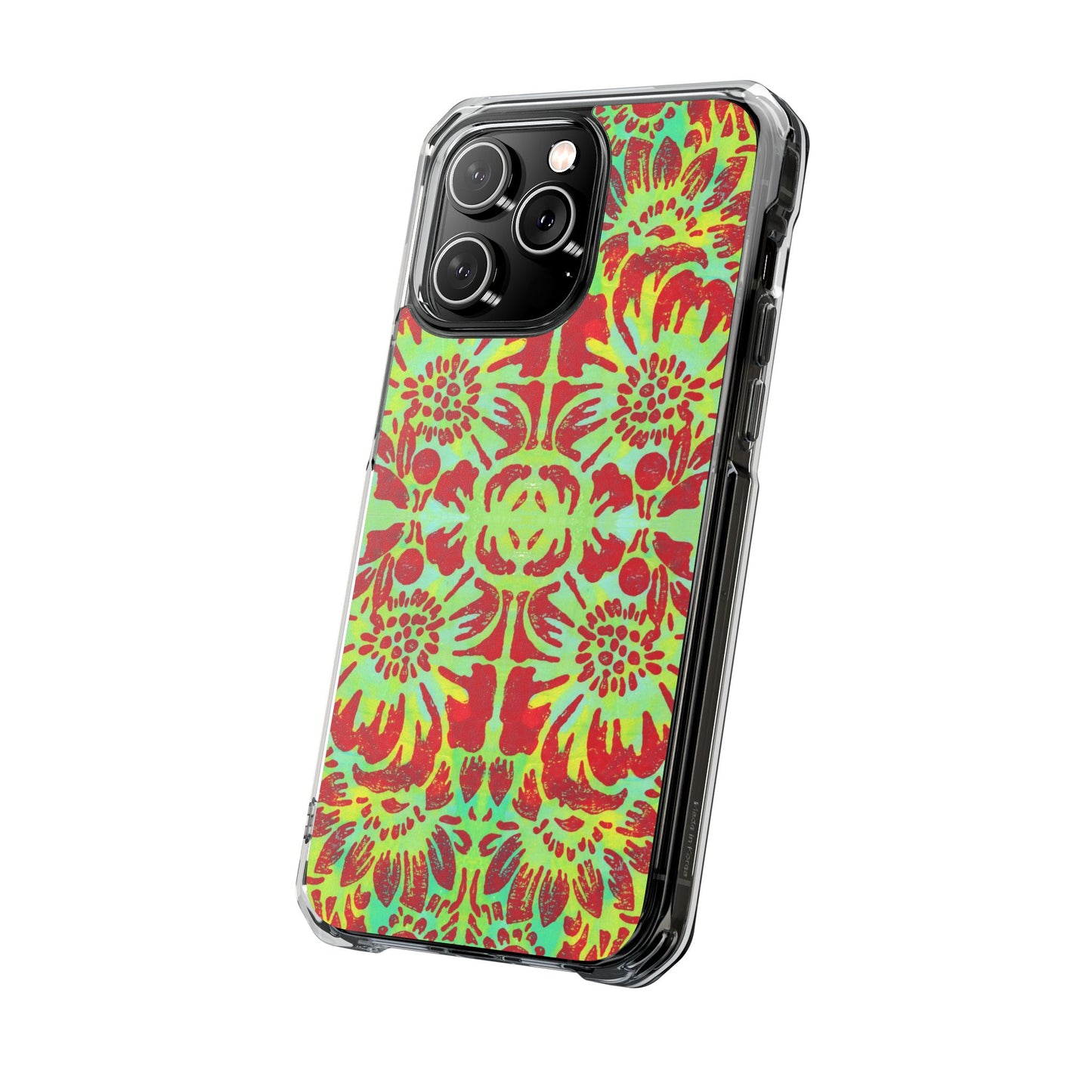 lotus bloom — magsafe® compatible clear phone case