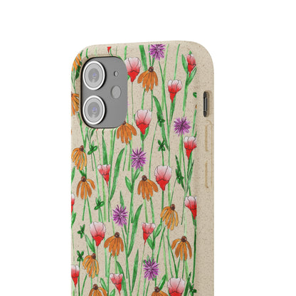 Wildflower Garden — Biodegradable Phone Case