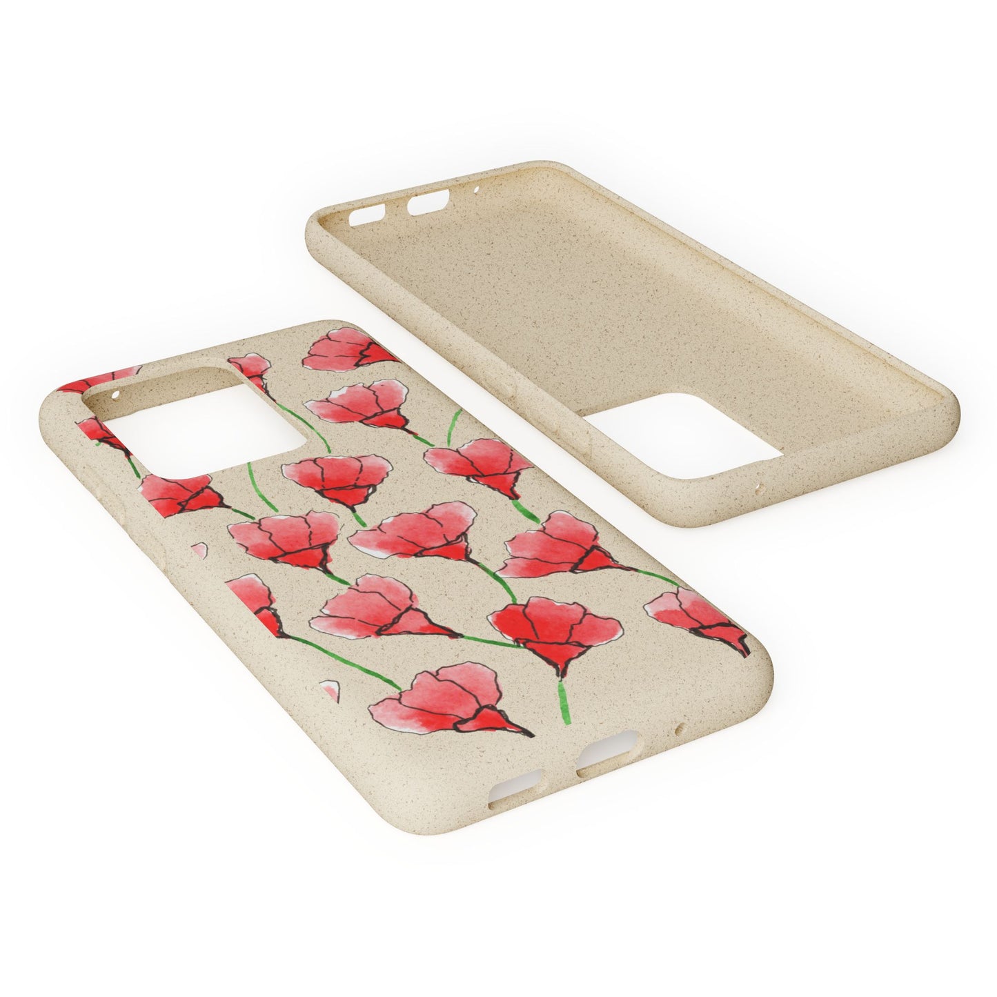 biodegradable & magsafe® phone case — poppy