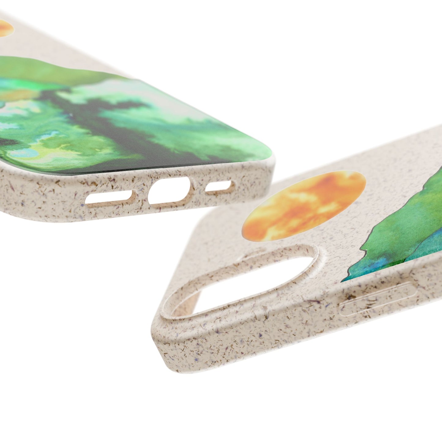 biodegradable & magsafe® phone case — mountain sunset