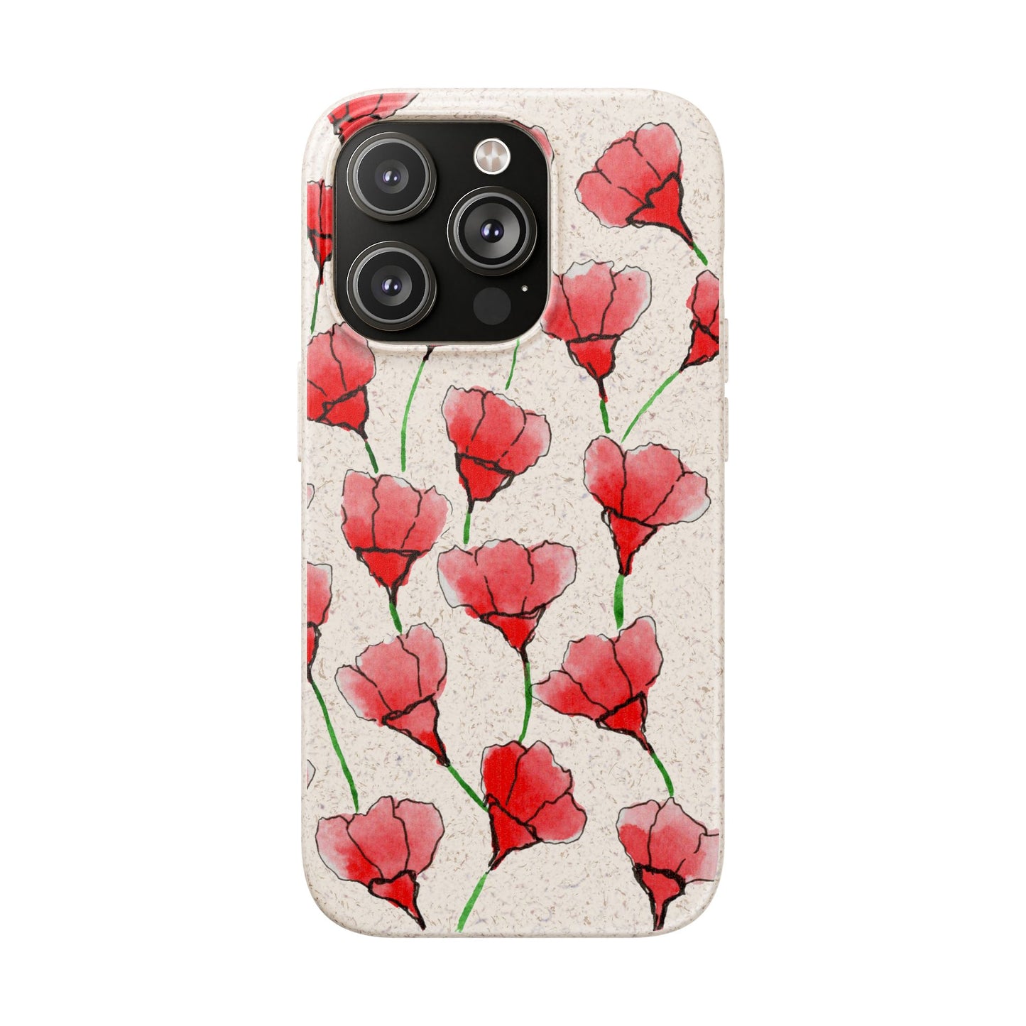 biodegradable & magsafe® phone case — poppy
