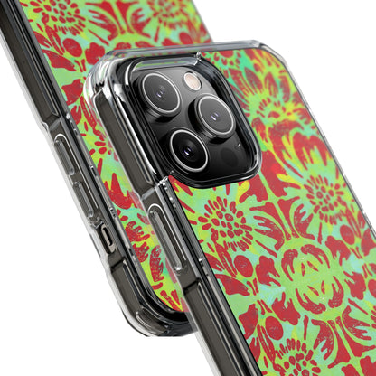 Lotus Bloom — MagSafe® Compatible Clear Phone Case