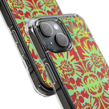 Lotus Bloom — MagSafe® Compatible Clear Phone Case