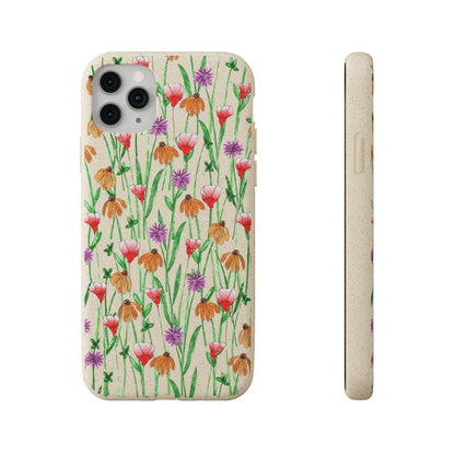 Wildflower Garden — Biodegradable & MagSafe® Phone Case