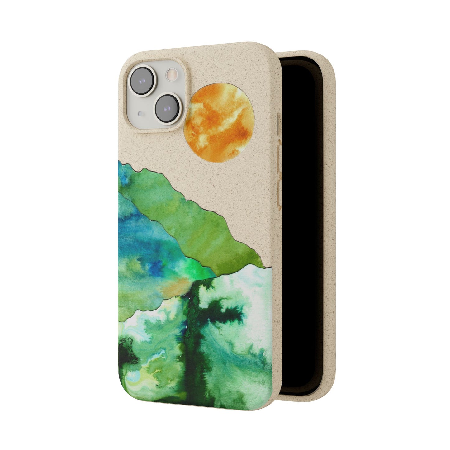 biodegradable & magsafe® phone case — mountain sunset