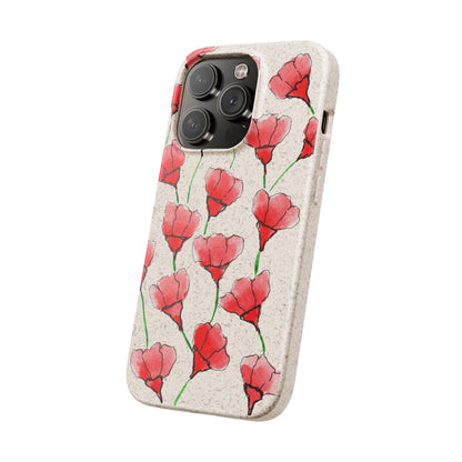 Biodegradable & MagSafe® Phone Case — Poppy