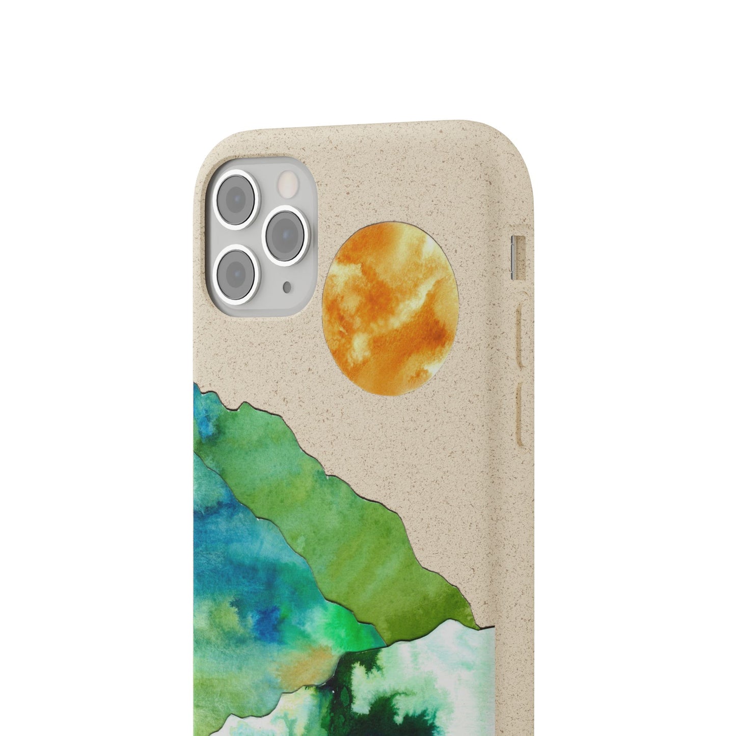 biodegradable & magsafe® phone case — mountain sunset