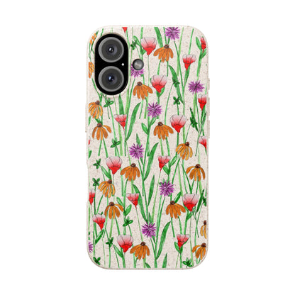 Wildflower Garden — Biodegradable Phone Case