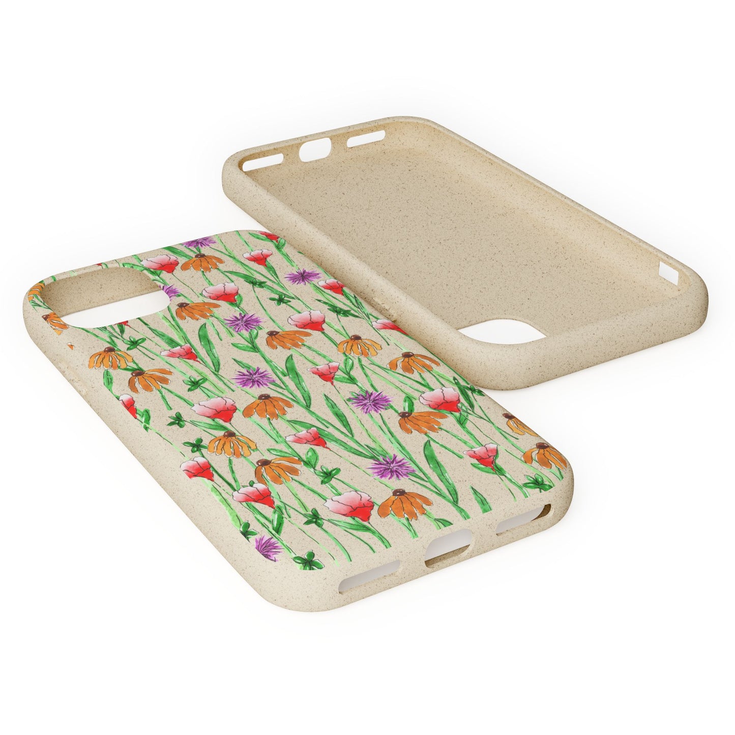 wildflower garden — biodegradable phone case