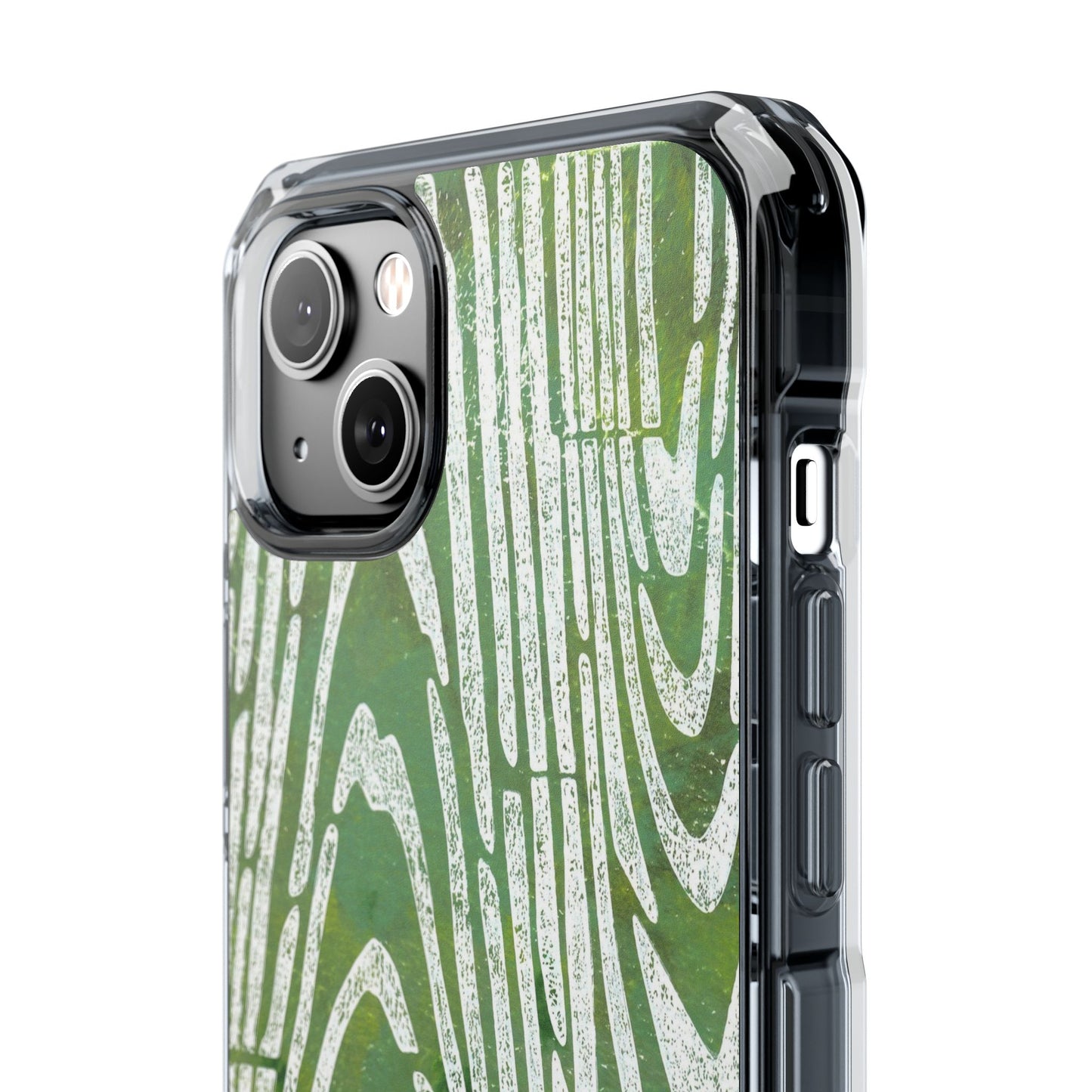 wood grain — clear phone case, magsafe® compatible