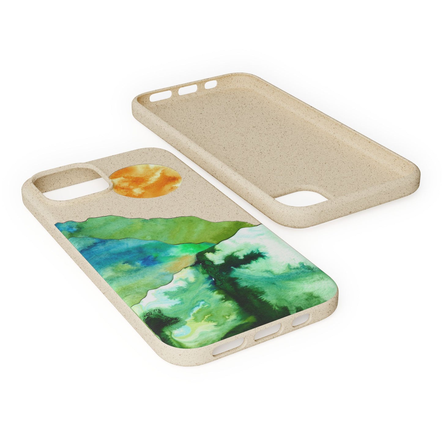 biodegradable & magsafe® phone case — mountain sunset