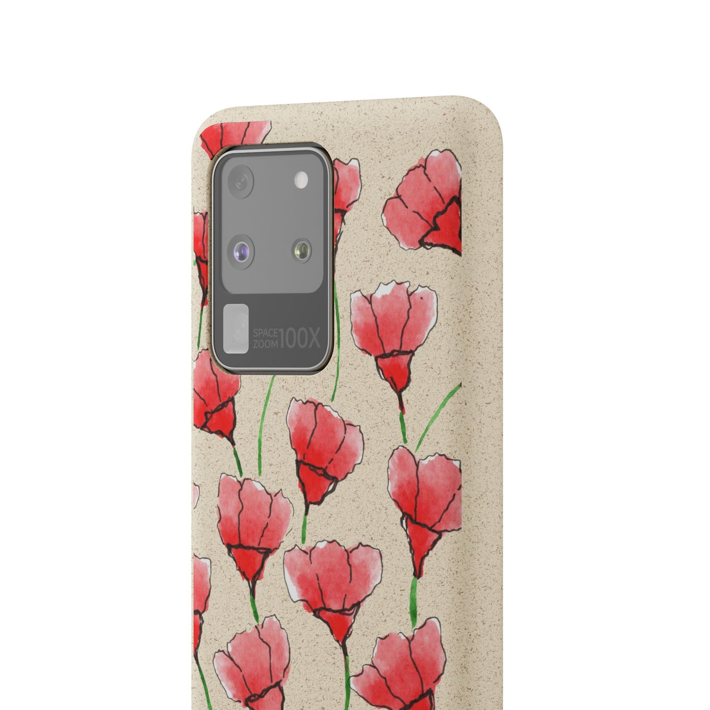 biodegradable & magsafe® phone case — poppy