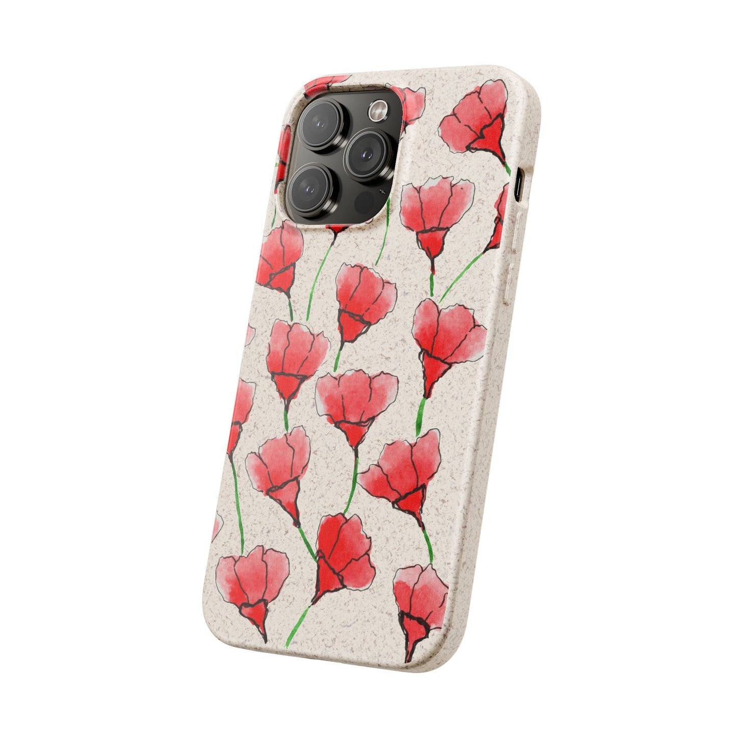 biodegradable & magsafe® phone case — poppy