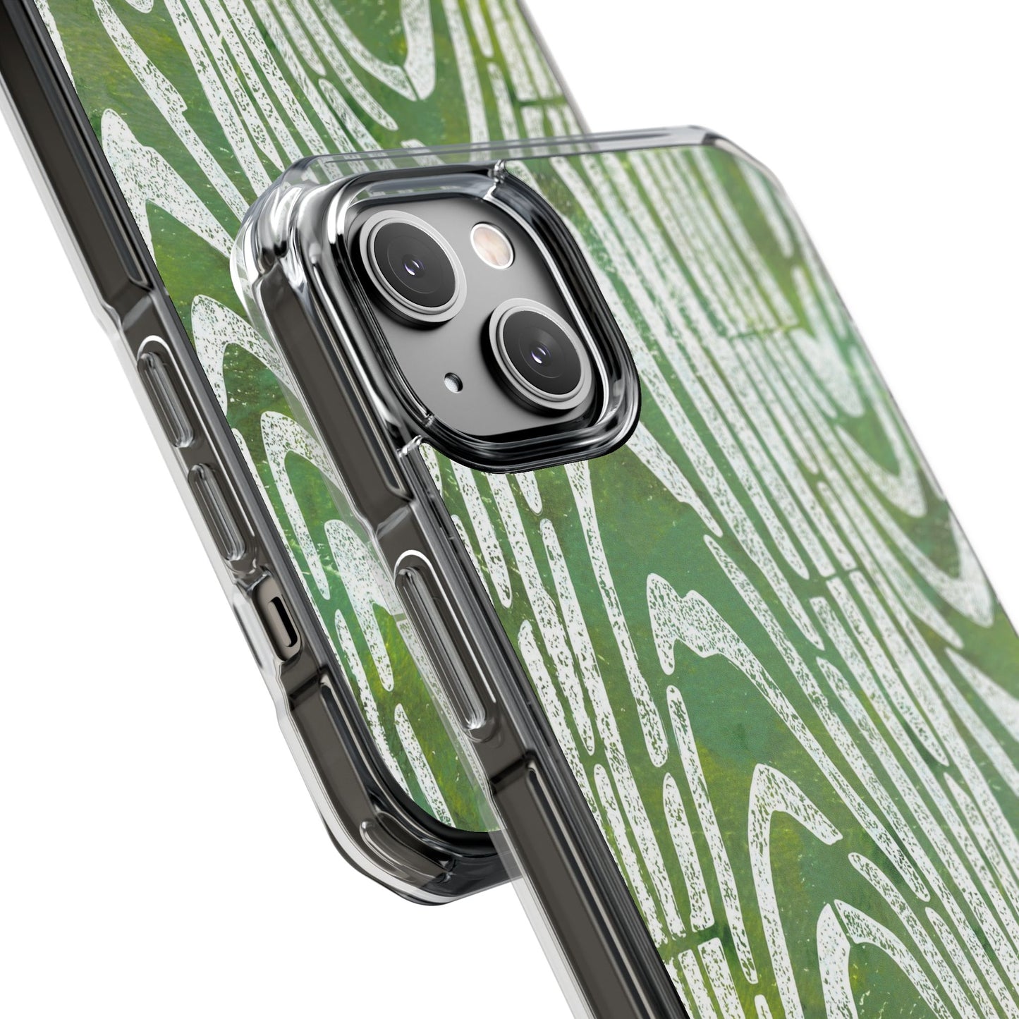 wood grain — clear phone case, magsafe® compatible