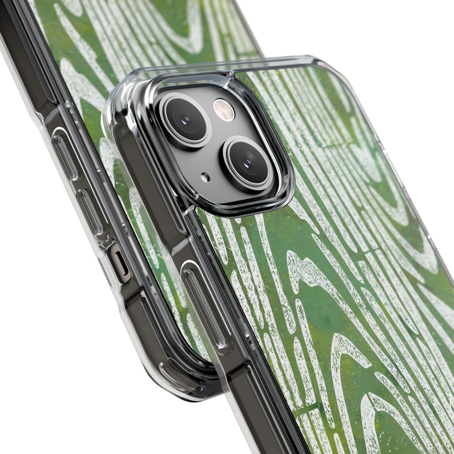 wood grain — clear phone case, magsafe® compatible